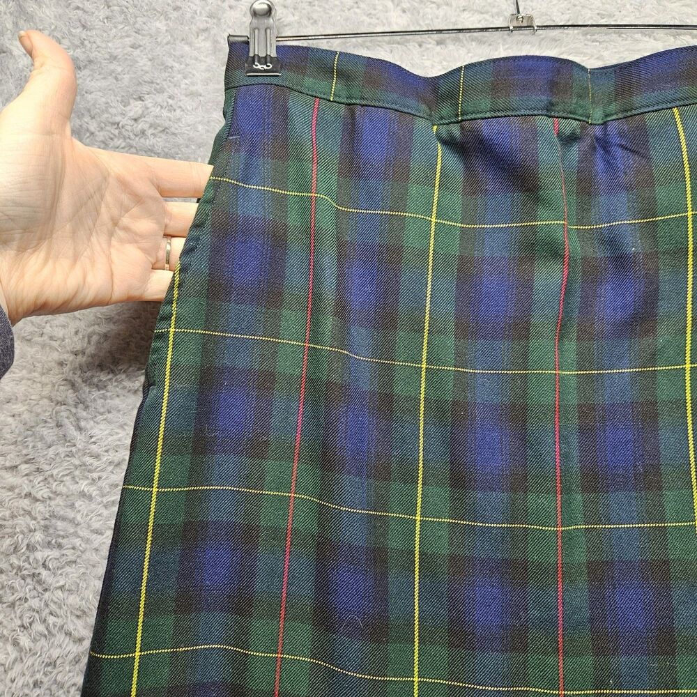 Lands End Womens Uniform Skirt Size 6 Plaid Knee Length School Girl Academia - Picture 3 of 11